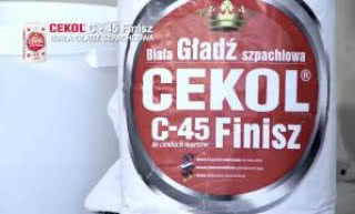 Cekol - Szpachlowanie przy użyciu Cekol C-45 Finisz