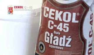 Cekol - Maszynowe nakładanie gładzi Cekol C-45